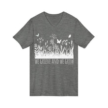 Load image into Gallery viewer, We Grieve And We Grow V-Neck
