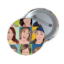 Load image into Gallery viewer, Shawnverse Grid Button Pin
