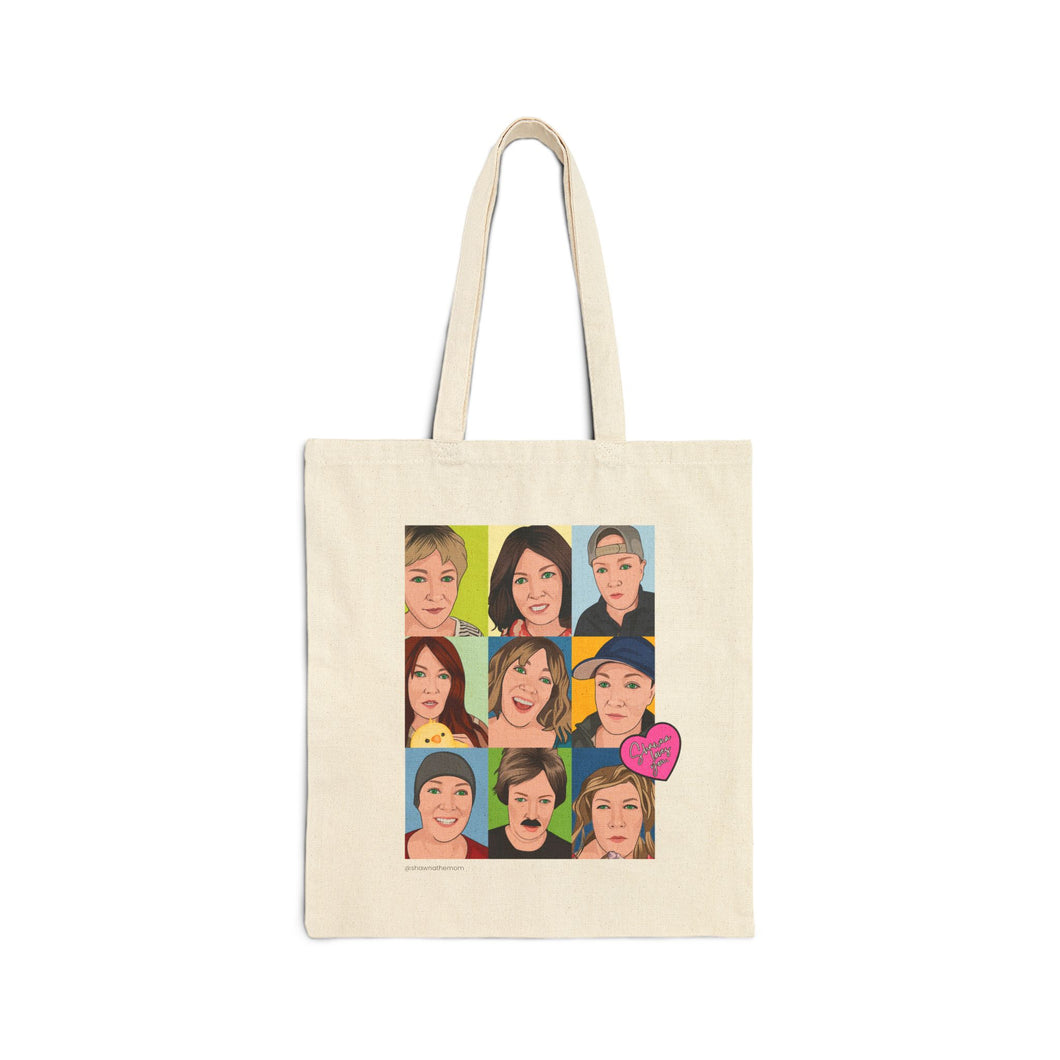 Shawnaverse Grid Tote Bag