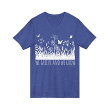 Load image into Gallery viewer, We Grieve And We Grow V-Neck
