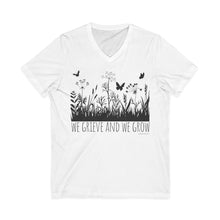 Load image into Gallery viewer, We Grieve And We Grow V-Neck
