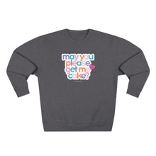Load image into Gallery viewer, May You Please Get Me Cake Crewneck Sweatshirt
