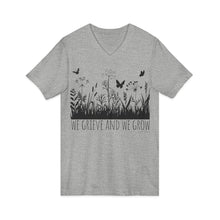 Load image into Gallery viewer, We Grieve And We Grow V-Neck
